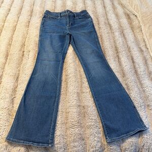 White House Black Market Skinny Flare Jeans